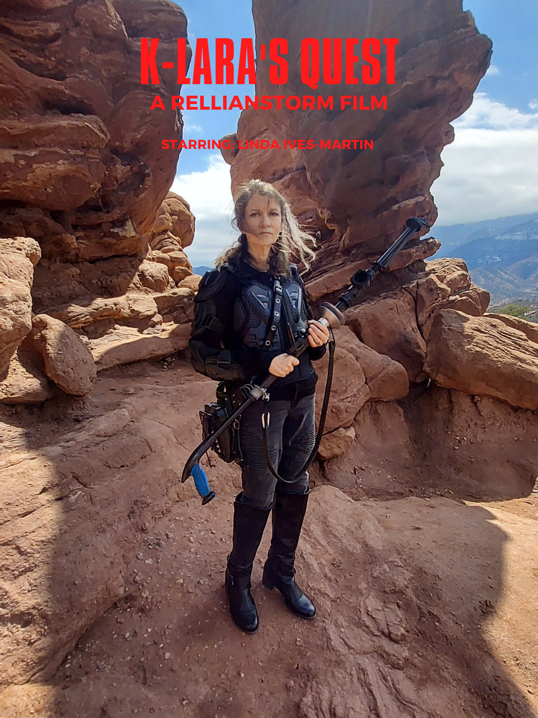 Jonathan Martin-Ives, Founder of RellianStorm Cinema presents K-Lara's Quest sci-fi short film poster by RellianStorm Cinema