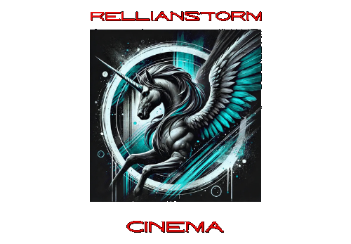 RellianStorm Cinema sci-fi film studio logo